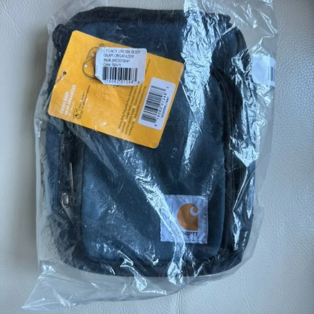 Carhartt LEGACY series‎ Cross Body Gear Organizer Bag Rain Defender Navy NWT
